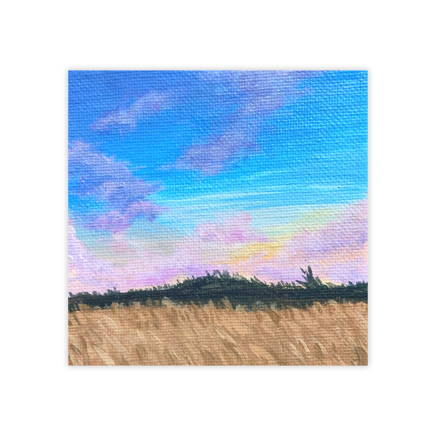 Scenic Field Painting Post-it Note Pads | Artistic Sticky Notes for Organization, Gifts, Office Decor, Home, & Study