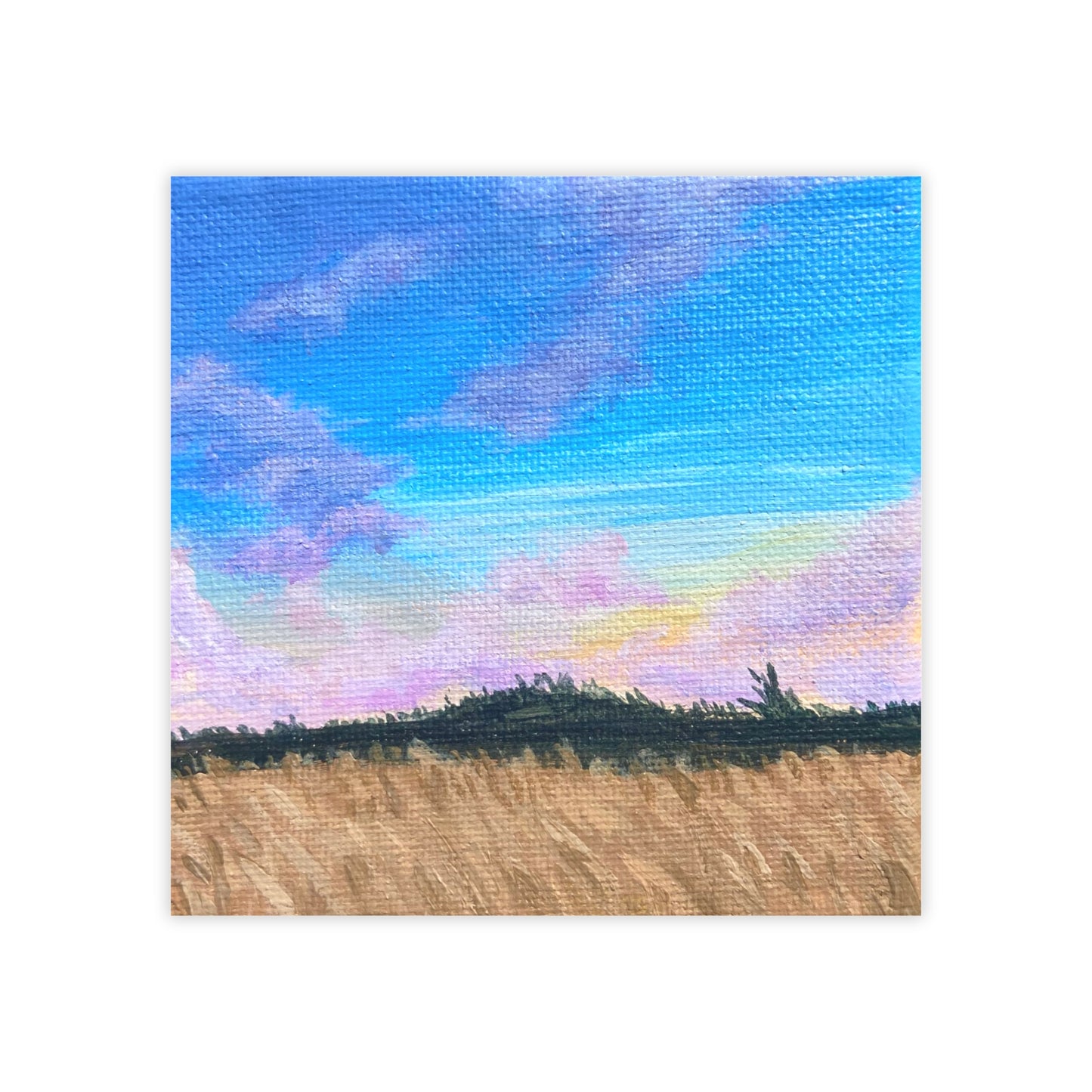 Scenic Field Painting Post-it Note Pads | Artistic Sticky Notes for Organization, Gifts, Office Decor, Home, & Study