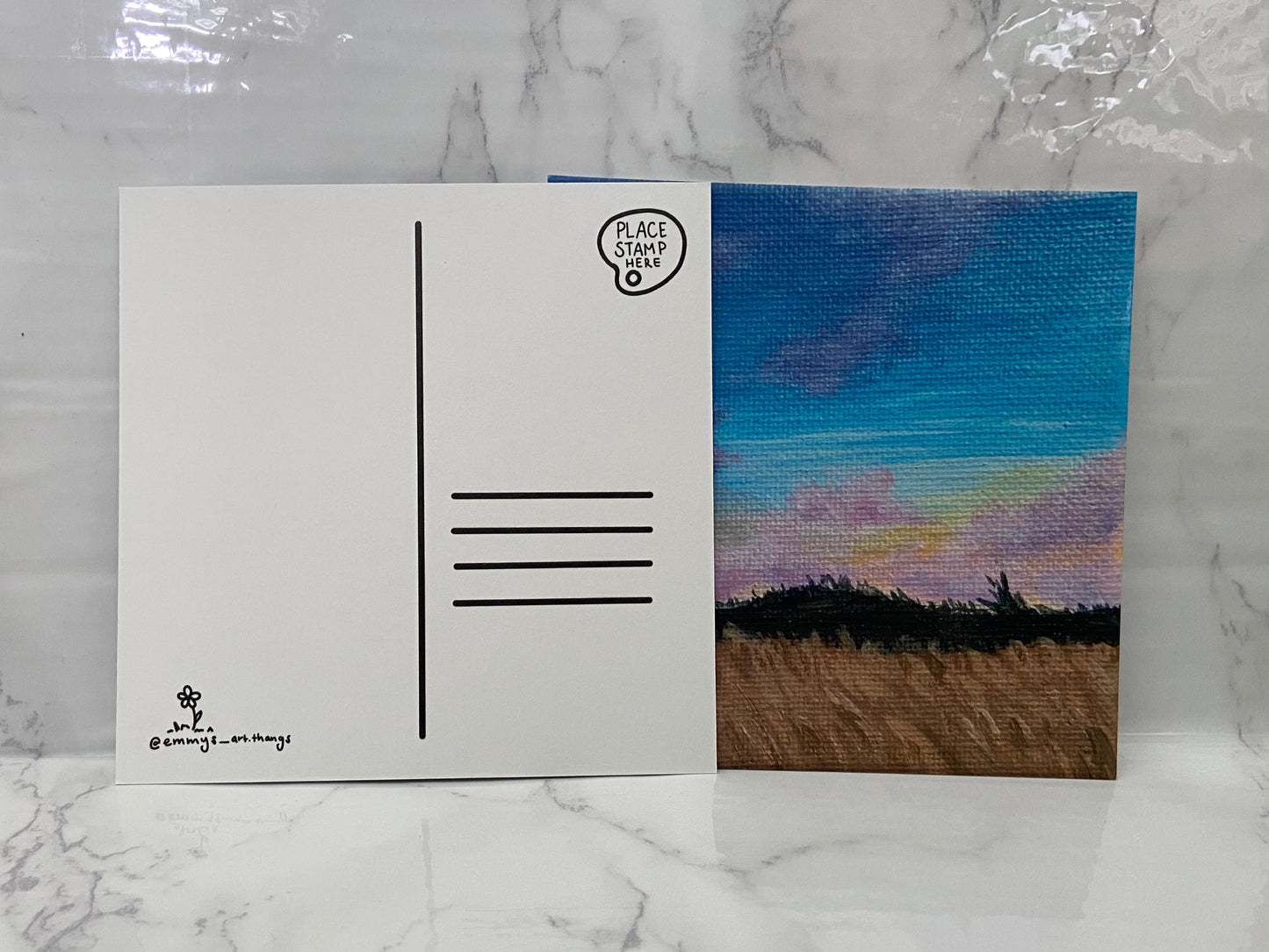 Landscape Painting Postcard Prints