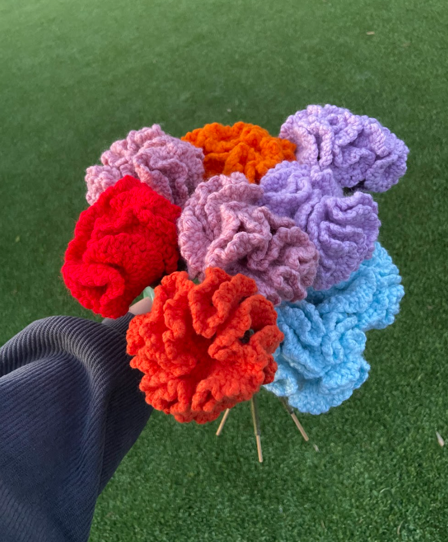 Crochet Carnations